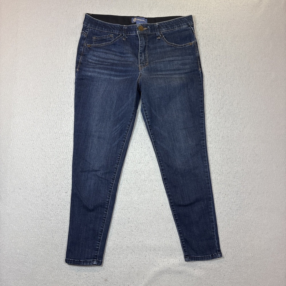 Democracy Dark Blue Women's Stretch Jeans - Classic Slim Fit